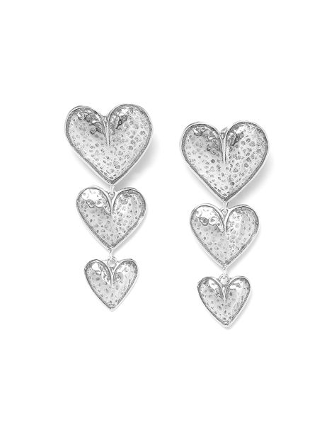 ALEGRIA Boucles D'Oreilles 3 Coeurs Ori Tao