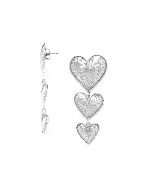 ALEGRIA Boucles D'Oreilles 3 Coeurs Ori Tao 2