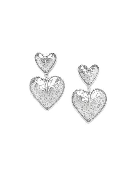 ALEGRIA Boucles D'Oreilles 2 Coeurs Ori Tao