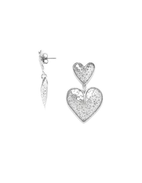 ALEGRIA Boucles D'Oreilles 2 Coeurs Ori Tao 2