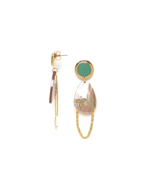 COLOMBINE Boucles D'Oreilles Cabochon Franck Herval 2