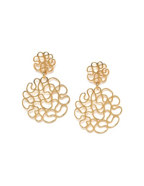 TOSCANE Boucles D'Oreilles Gitanes Dorées Ori Tao