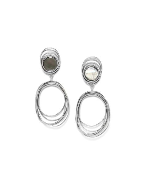 TYPHOON Boucles D'Oreilles Gitanes Argent Ori Tao