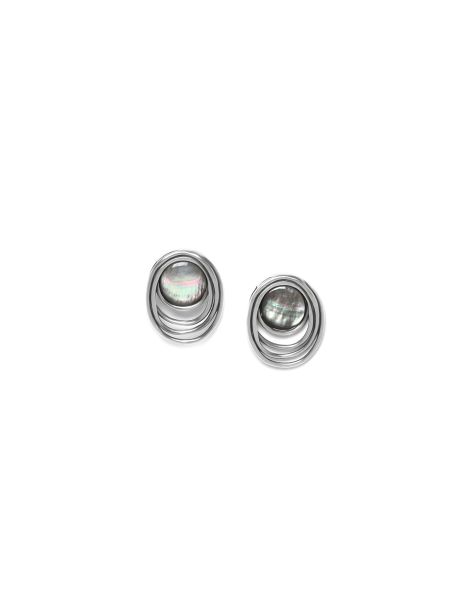 TYPHOON Boucles D'Oreilles Puces Argent Ori Tao