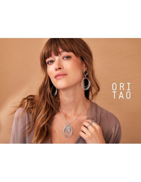 TYPHOON Collier 3 Eléments Argent Ori Tao