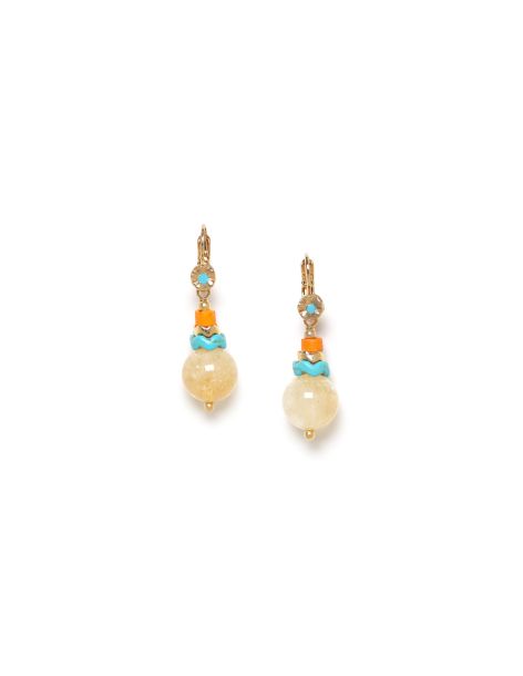 LHASSA Boucles D'Oreilles Dormeuses Nature Bijoux