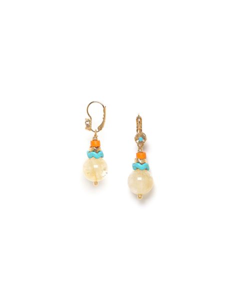 LHASSA Boucles D'Oreilles Dormeuses Nature Bijoux 2