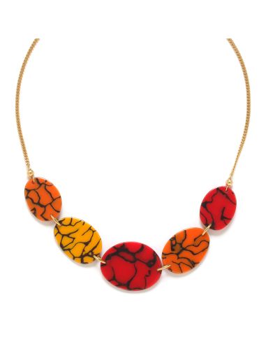 Stromboli Collier 5 Eléments Nature Bijoux