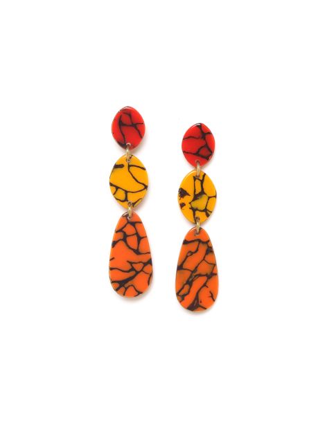 Stromboli Boucles D'Oreilles 3 Couleurs Nature Bijoux