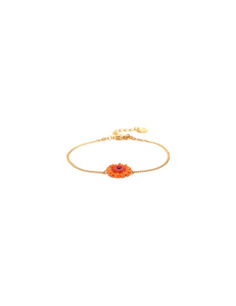 RUBY Bracelet Gerbera Orange Franck Herval