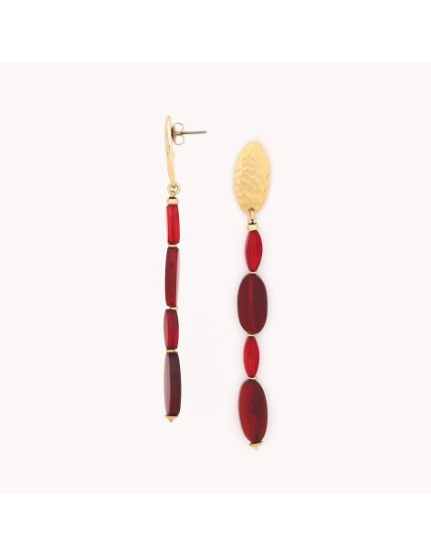 TANANARIVE Boucles D'Oreilles Longues Nature Bijoux 2