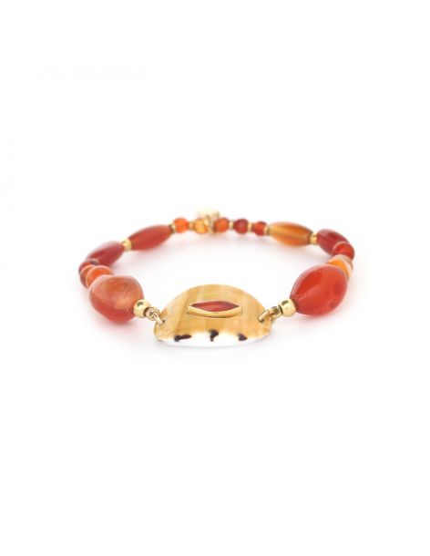 CONIDAE Bracelet Agate Nature Bijoux