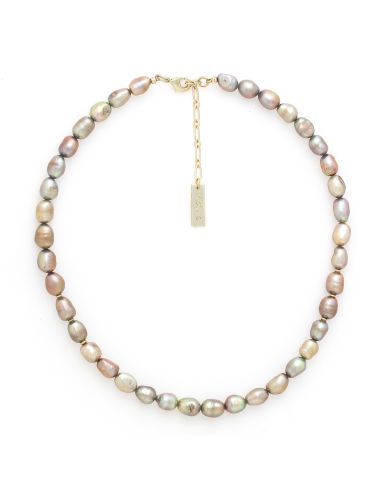 L'ILE ROUSSE Collier Simple Perles Nature Bijoux