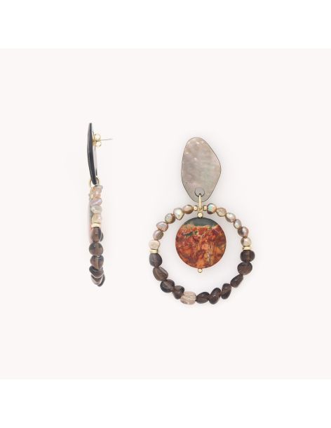 L'ILE ROUSSE Boucles D'Oreilles Gitanes Nature Bijoux 2