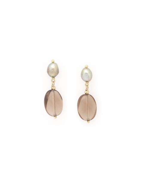 L'ILE ROUSSE Boucles D'Oreilles Petit Modèle Nature Bijoux