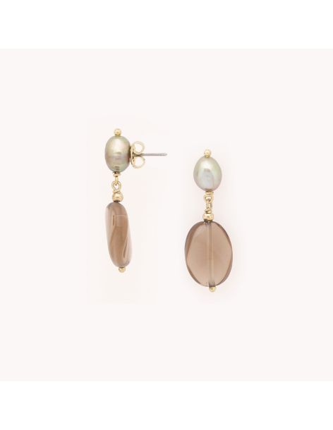 L'ILE ROUSSE Boucles D'Oreilles Petit Modèle Nature Bijoux 2