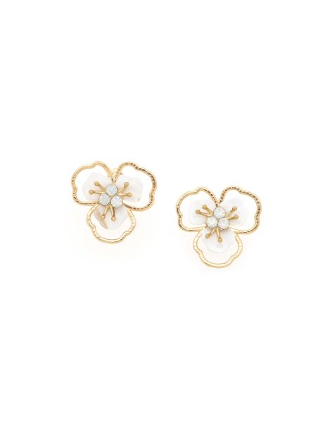 LISETTE Boucles D'Oreilles Fleur Medium Franck Herval