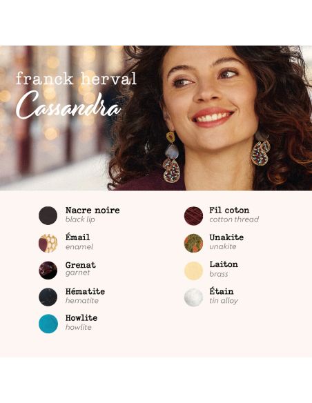 CASSANDRA Collier 3 Eléments Franck Herval